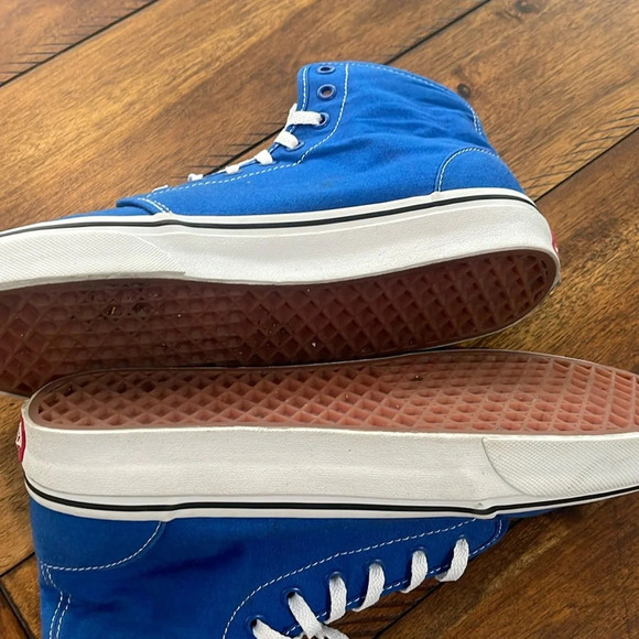 RARE Vans classic blue hi high top sz mens 9 womens 10.5 (RARE DEADSTOCK) unisex - Picture 14 of 16